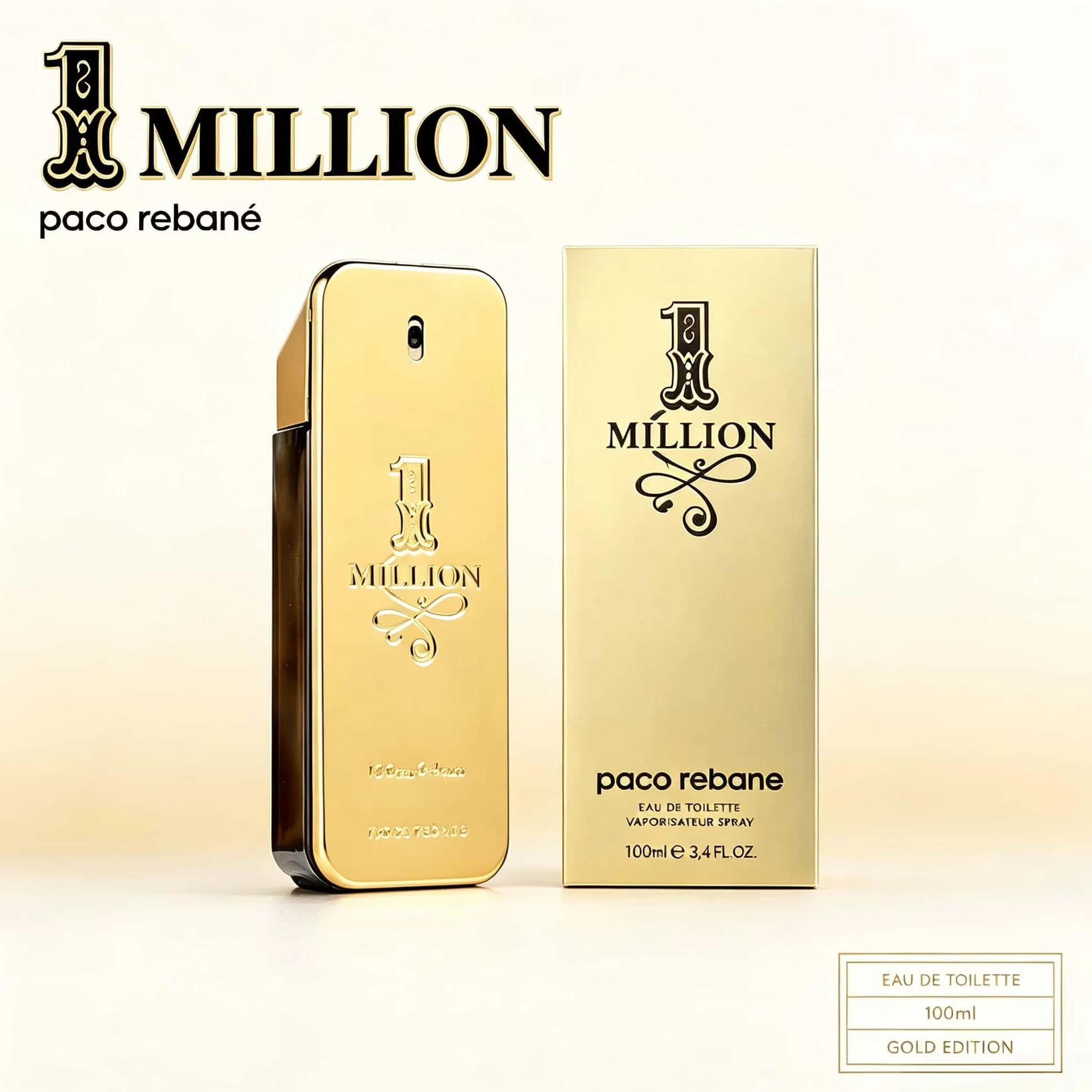 Perfume Alcohol Fragrance - Paco Rabanne 1 Million Eau de