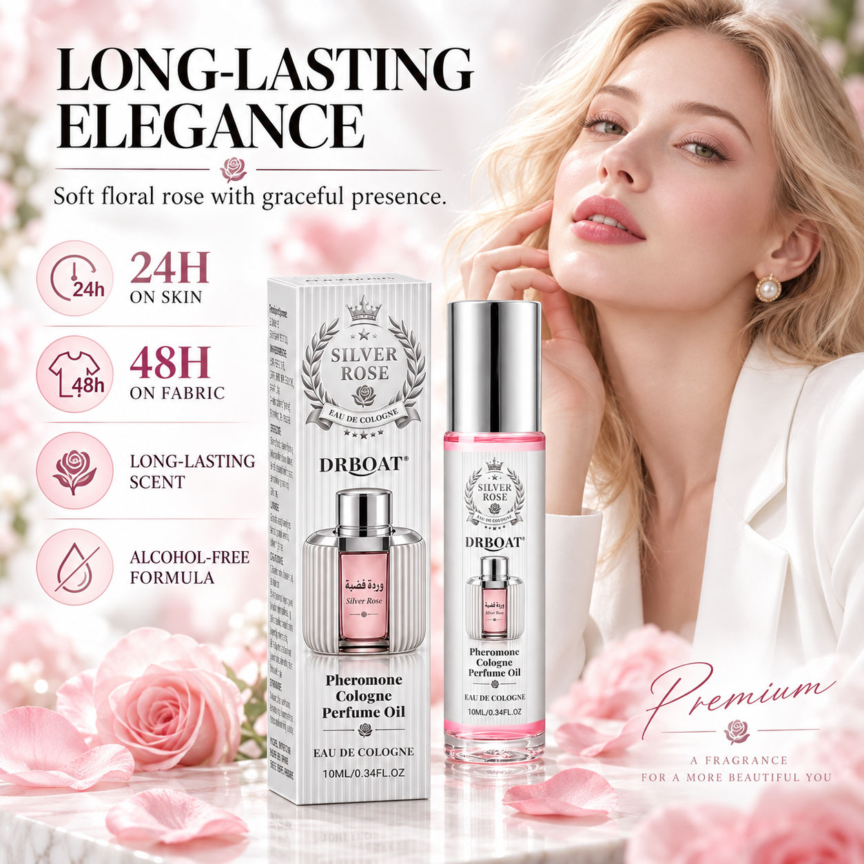 Olio profumato roll-on Silver  - Perfume Fragrance Concentration recensione e prezzo