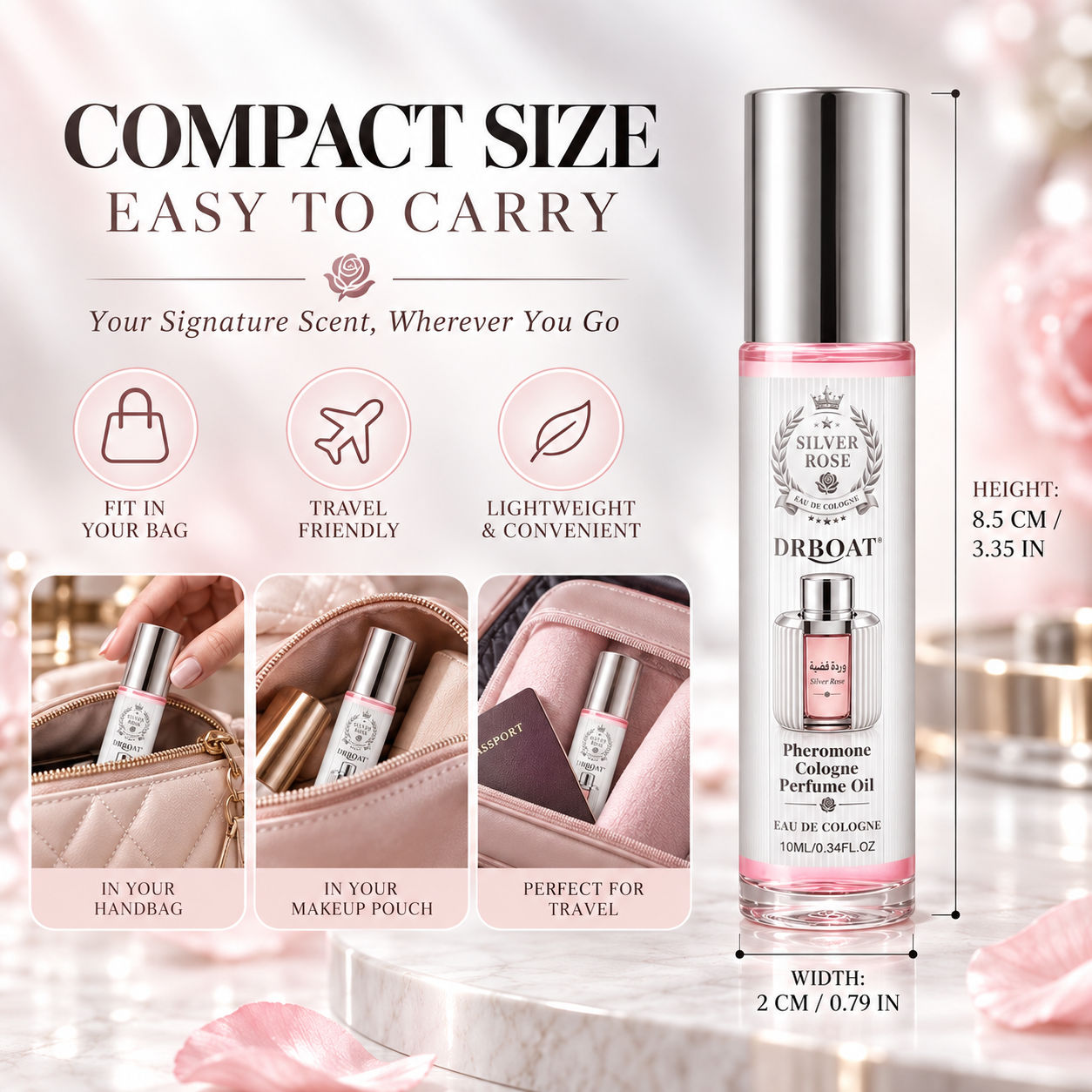 Olio profumato roll-on Silver  - Perfume Fragrance Concentration recensione e prezzo